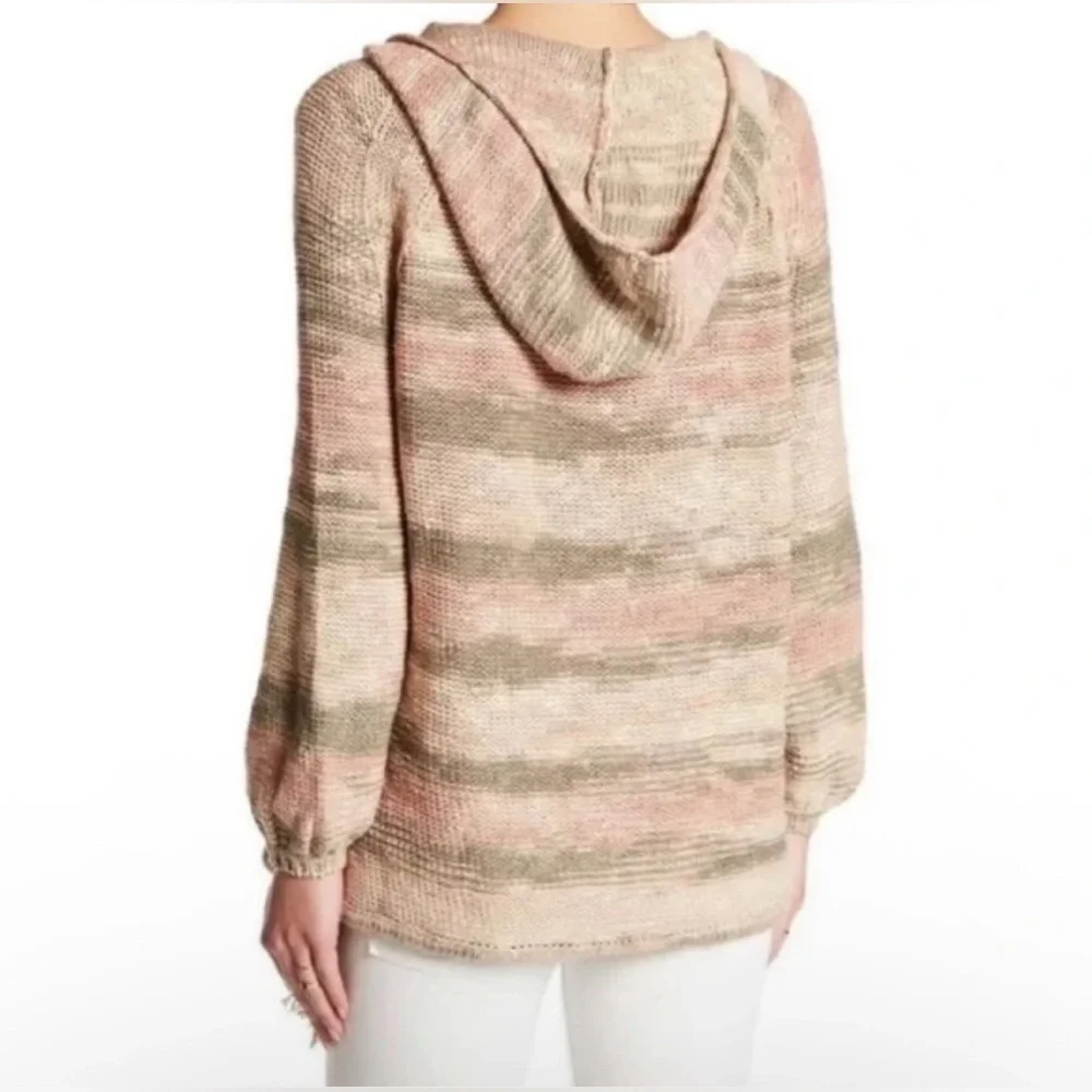 Free people rare snow cone oversized hoodie sweater loose fit slouchy core